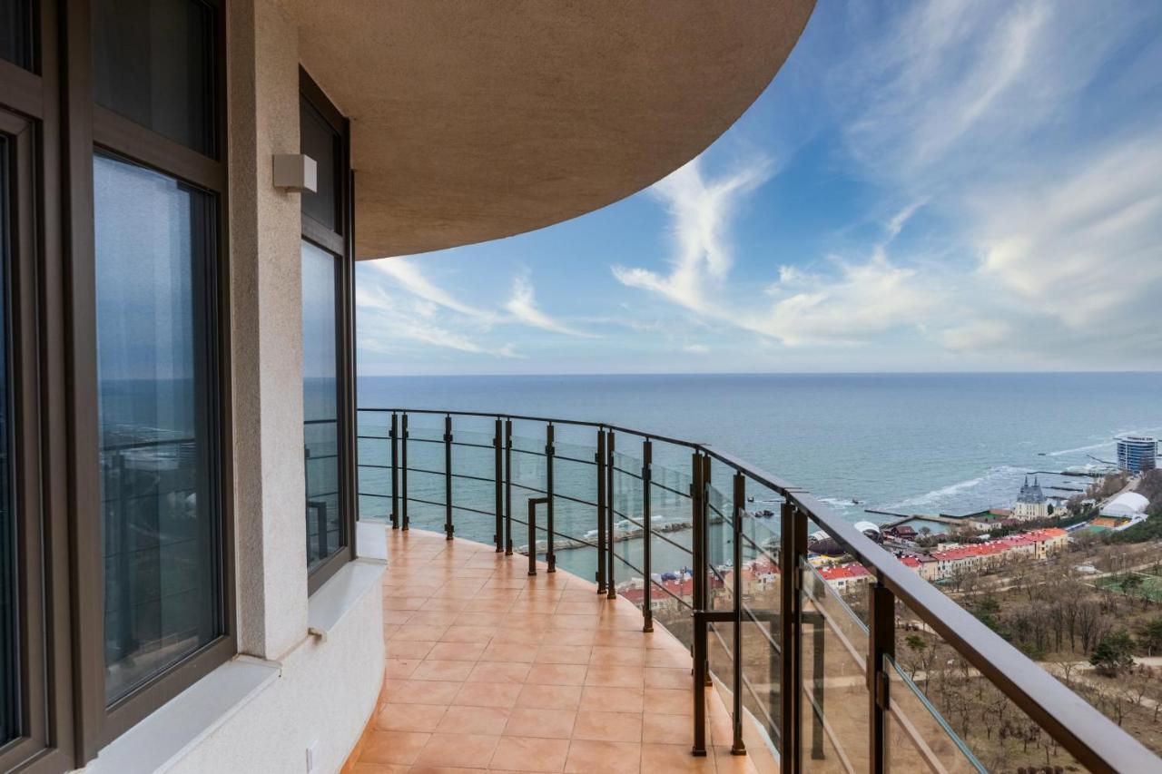 44 Pearl 1-Bedroom Panoramic Sea View Apartment أوديسا المظهر الخارجي الصورة