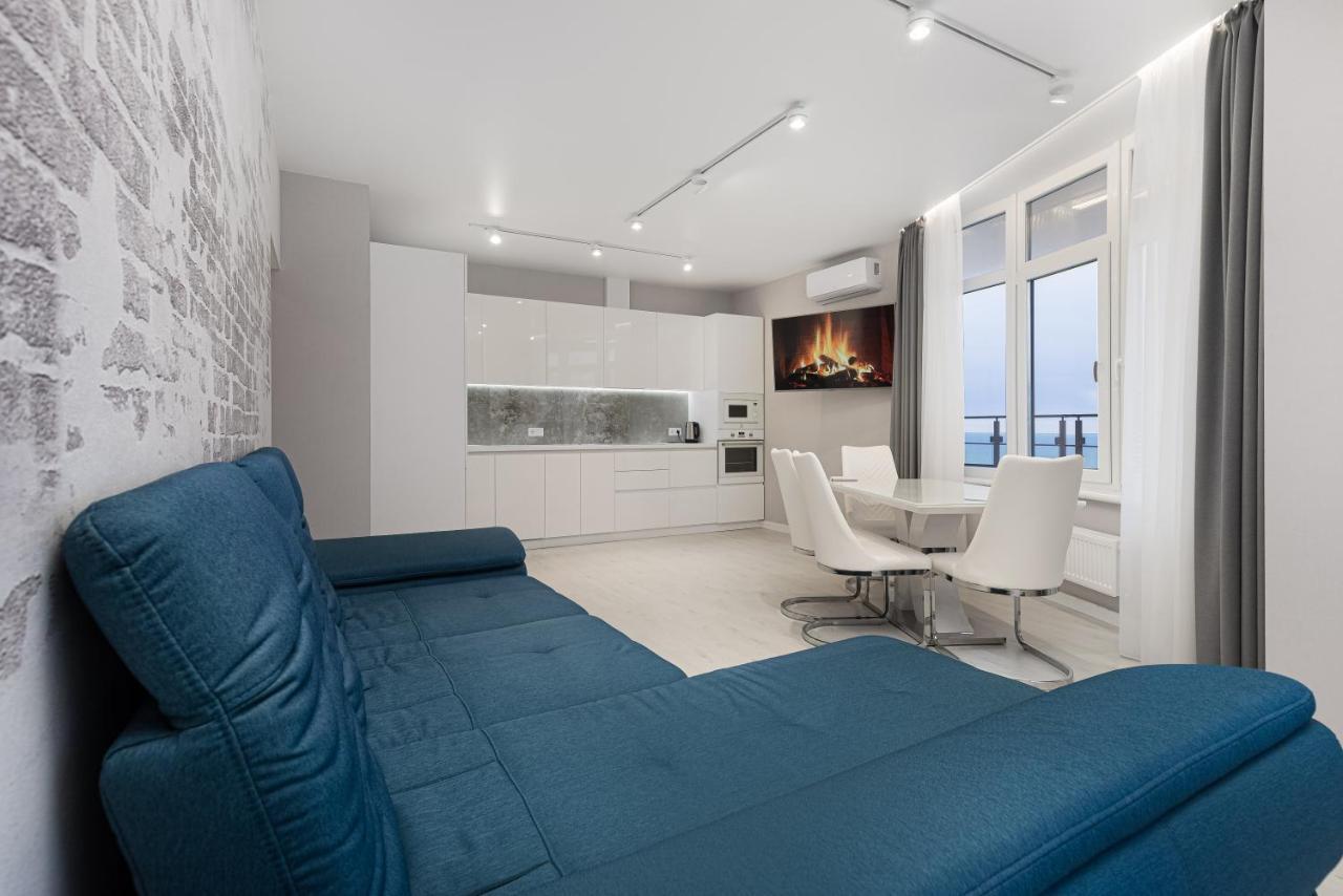 44 Pearl 1-Bedroom Panoramic Sea View Apartment أوديسا المظهر الخارجي الصورة